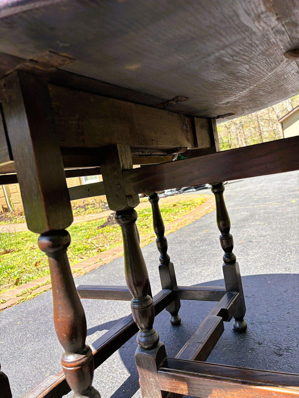 Thumbnail: 18th Century William and Mary Oak Gateleg Table