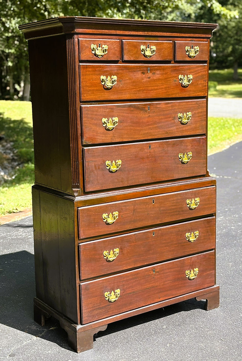 Thumbnail: 18th Century George III Chest on Chest