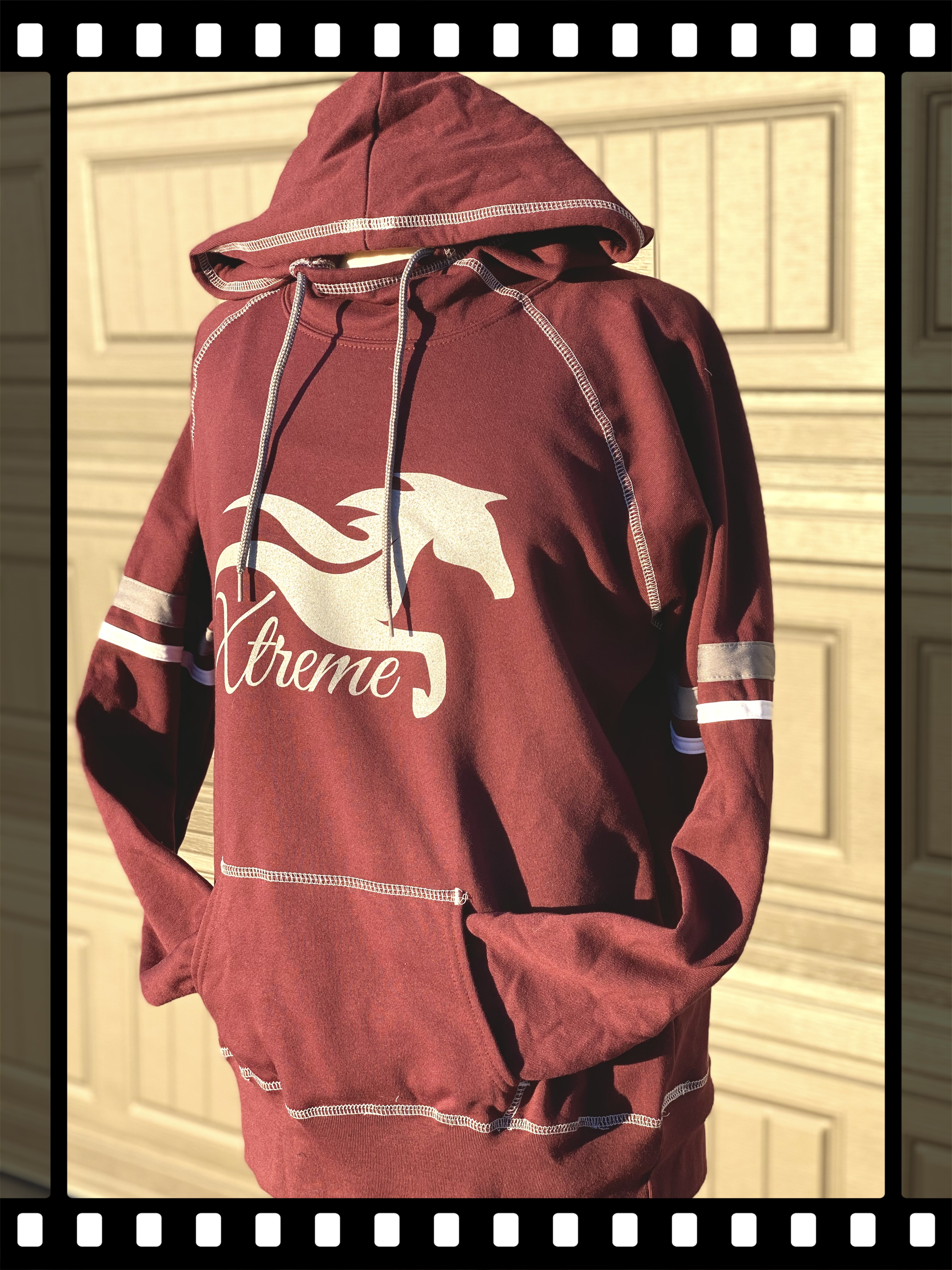 Seneca: Tri colored hoodie