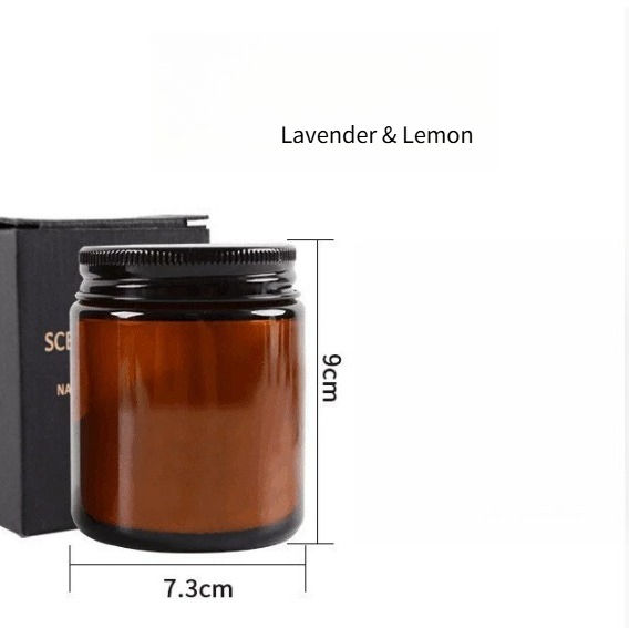 Miniature : Bougie Parfumée Artisanale – Cire de Soja & Aromathérapie