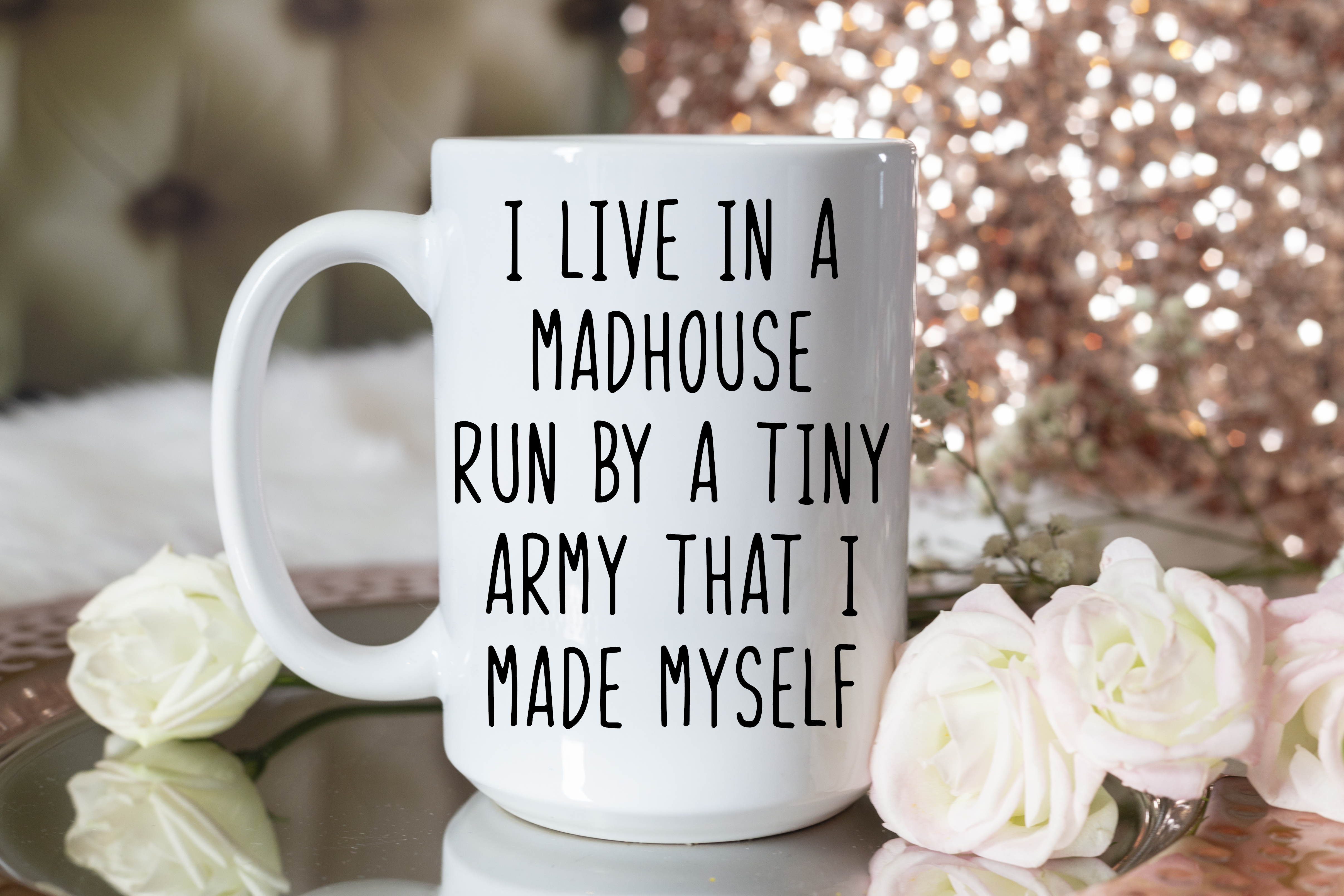 I live in a madhouse run my a tiny army that I made myself