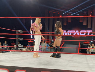 #IMPACTRecap Gisele Shaw Tells Mickie James “Your Time In The Spotlight Is Over!”