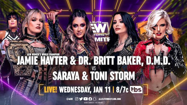 Saraya Maintains That Toni Storm Will Be Her Tag Team Partner Tonight