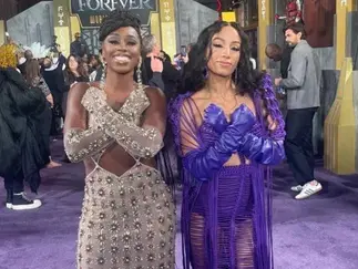 Naomi & Sasha Banks Spotted At Black Panther: Wakanda Forever Premiere