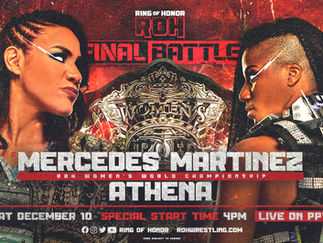 Mercedes Martinez Set To Defend ROH Women’s World Championship Against Athena