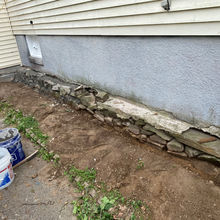 Exterior Foundation (Before)