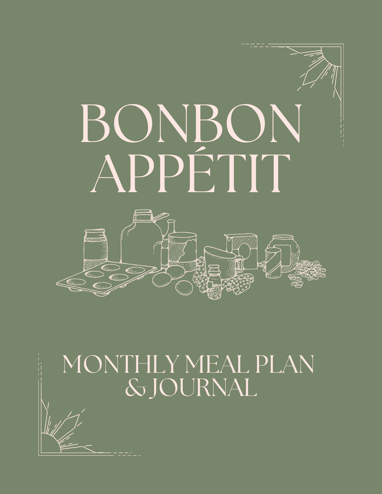 Bonbon Appétit Meal Planner & Journal