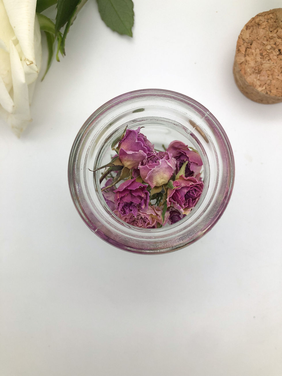 Thumbnail: Dried Rose Buds with Stem