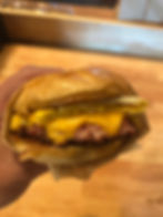 Brisket Egg and Cheese Biscuit