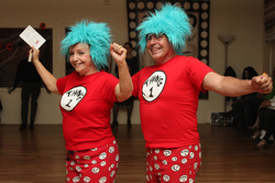 Melinda & Mike take 1st place at the Halloween costume party in 2012.