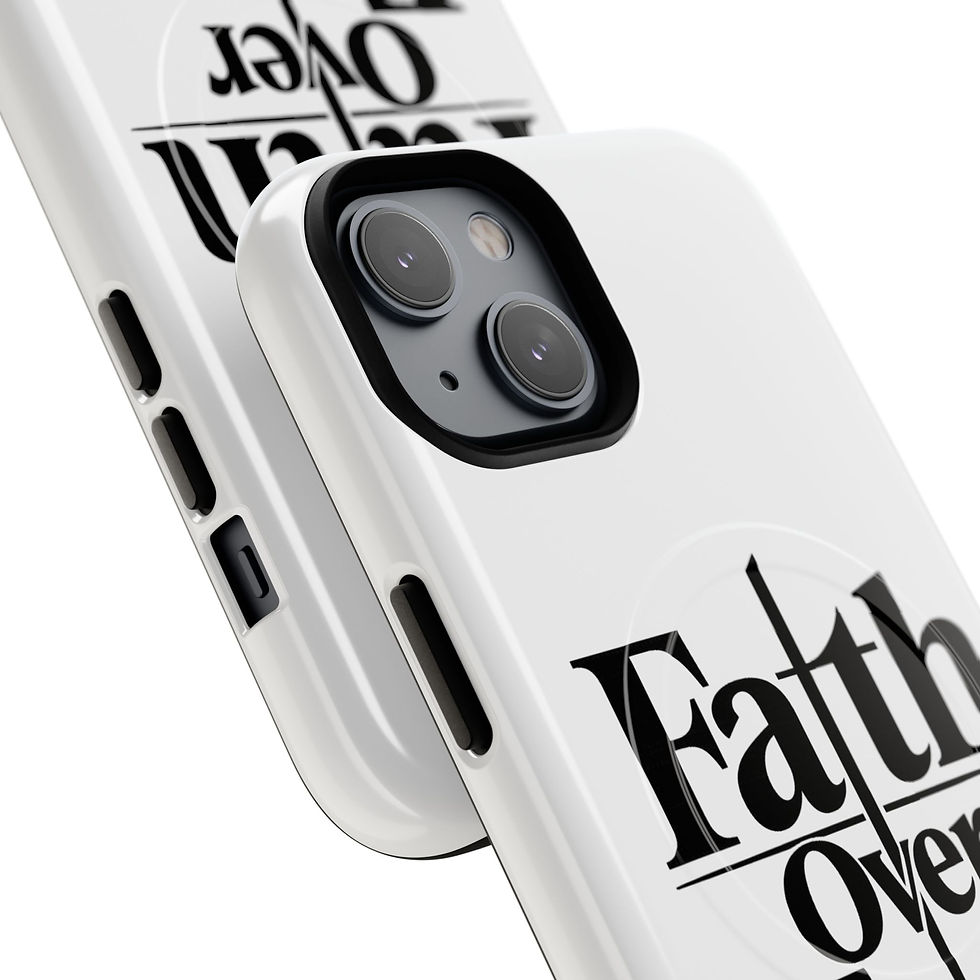 Thumbnail: Faith Over Fear Tough Magnetic iPhone Case