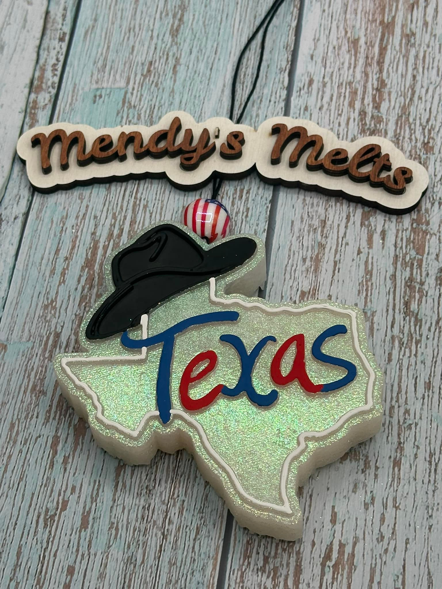 State of Texas with cowboy hat