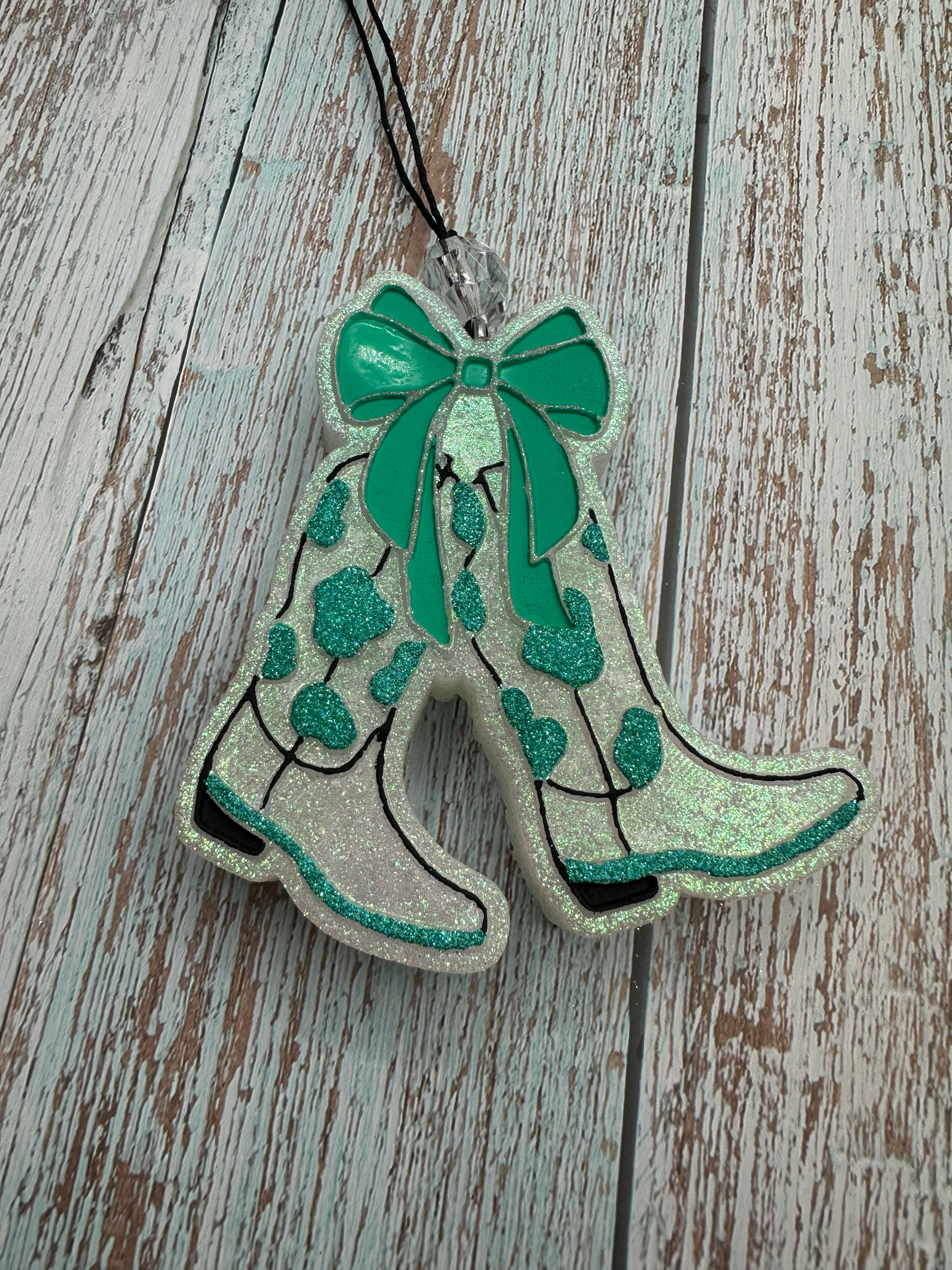 Boots with bow