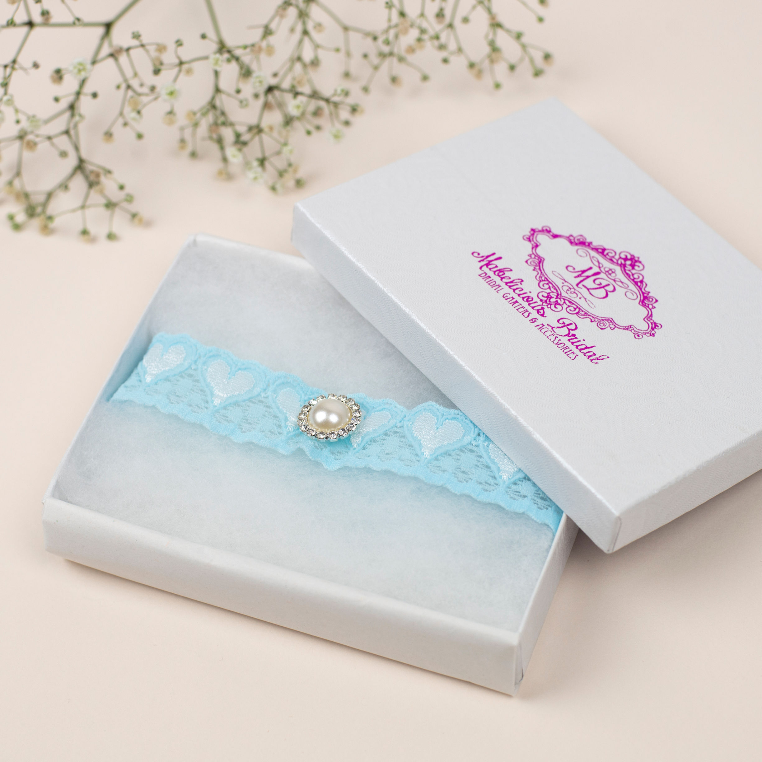 Simply 'Love' Bridal Garter