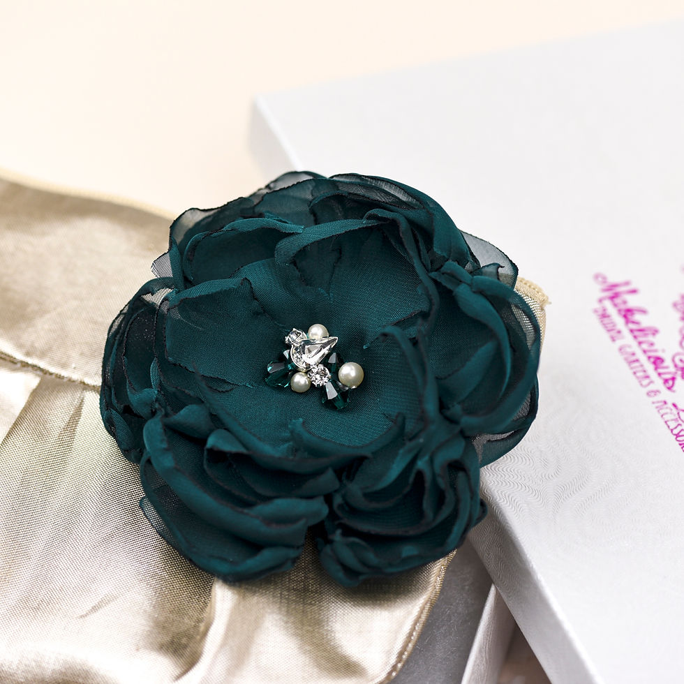 Thumbnail: Silk Taffeta Stardust Clutch Purse