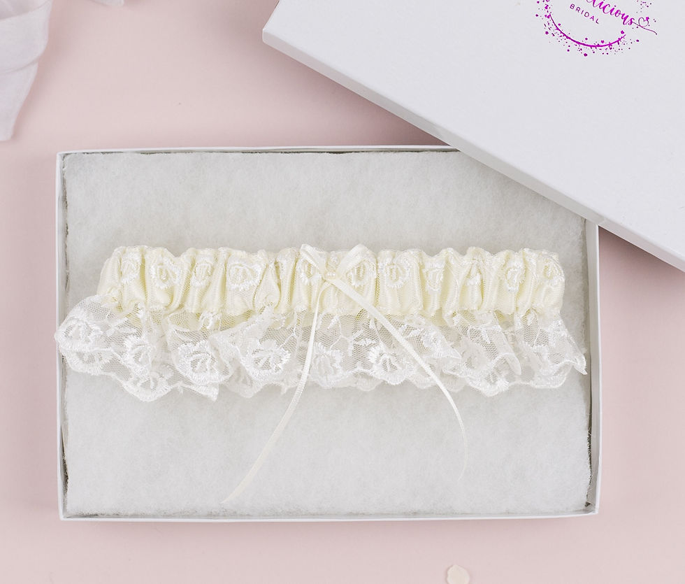 Thumbnail: Simply 'Penelope' Wedding Garter