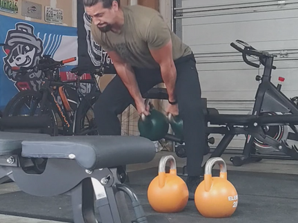The Double Kettlebell Clean