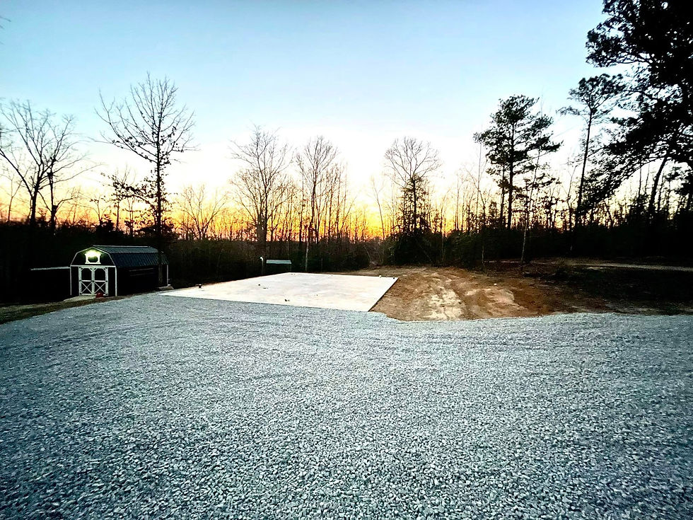 Metal Building Site Preparation