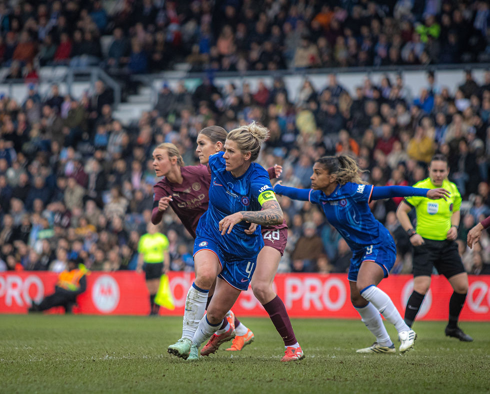 Captain Millie Bright during the League Cup final Credit: Aimee Reynolds for Constancy Sport