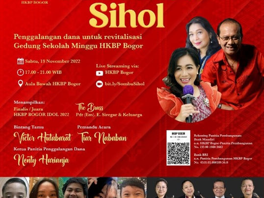Pasombu Sihol Dalam Penggalangan Dana Untuk Revitalisasi Gedung Sekolah Minggu HKBP Bogor