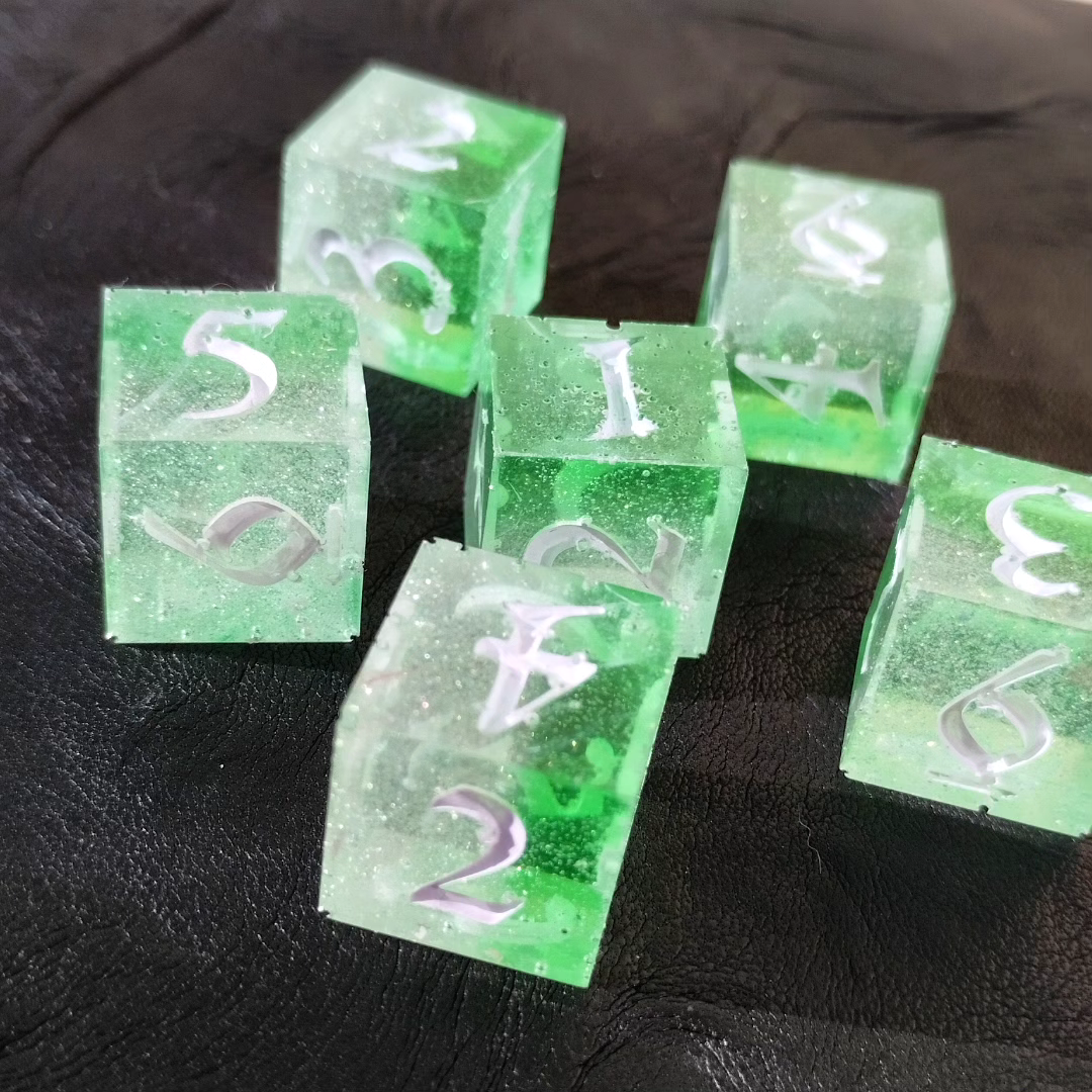 Set de dés 6 - Féérie printanière 