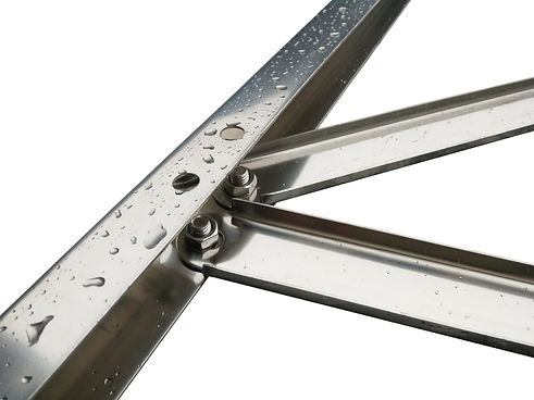 estructura de calentador solar