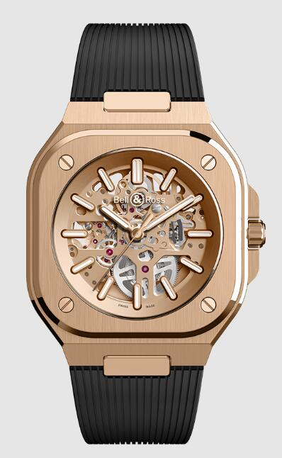 Bell & Ross BR 05 SKELETON GOLD BR05A-PG-SK-PG/SRB content media