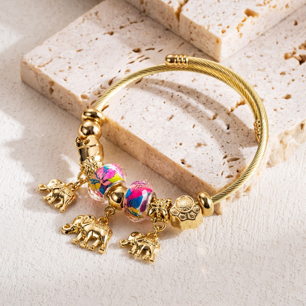 Thumbnail: 1 DIY Bracelet with Various Elements and Beads