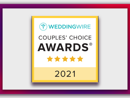 Winner: WeddingWire's Couples' Choice Awards!