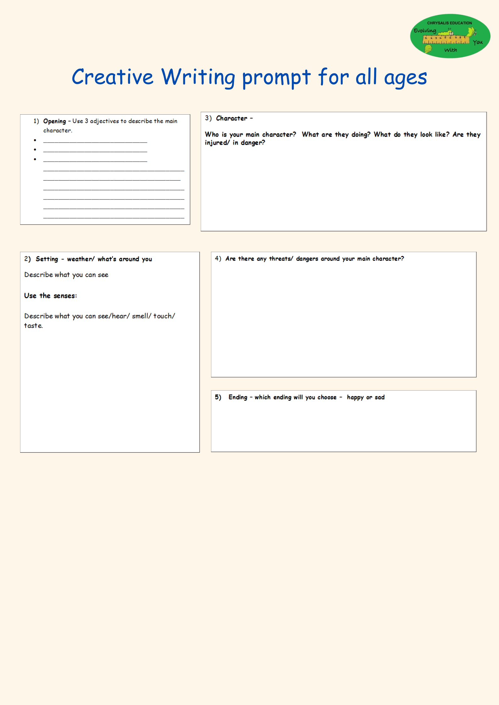 Creative Writing Prompt