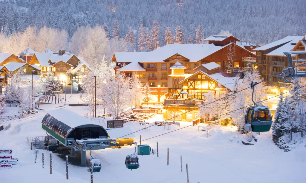 Whistler Blackcomb, British Columbia ski resort.