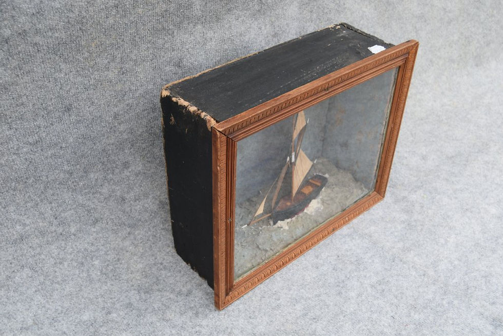 Miniature : Ex-voto, diorama de marine