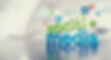 Social media with floating icons