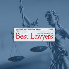 The Best Lawyers logo superimposed on an image of the scales of justice