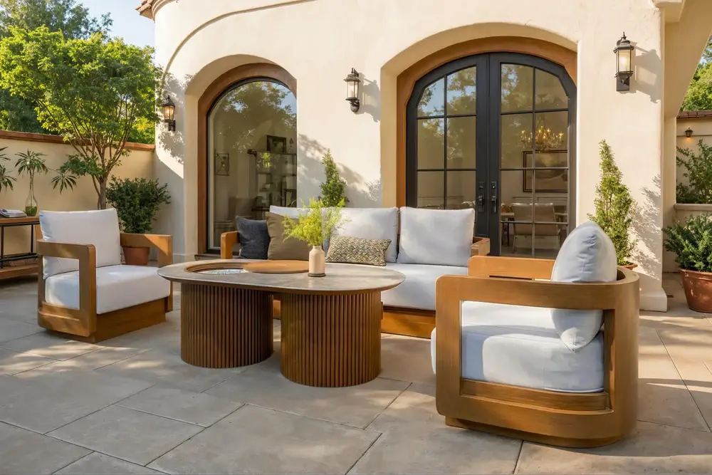 Bowery 4 Piece Fire Pit Set