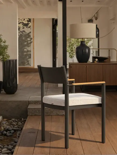 Vestige Dining Chair 2 Pack - Canvas Granite