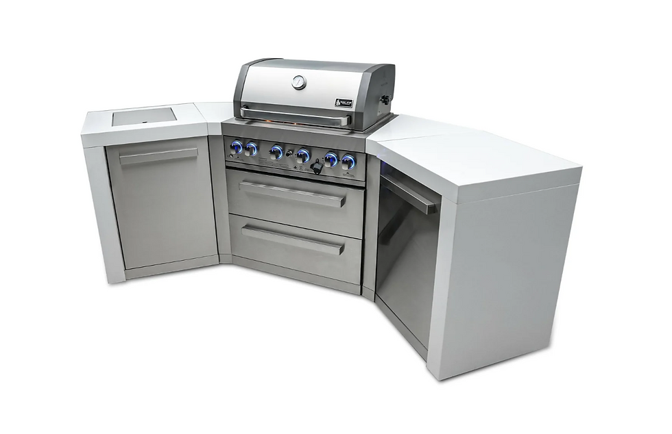 Thumbnail: Mont Alpi 400 4-Burner Deluxe Panoramic Outdoor Kitchen