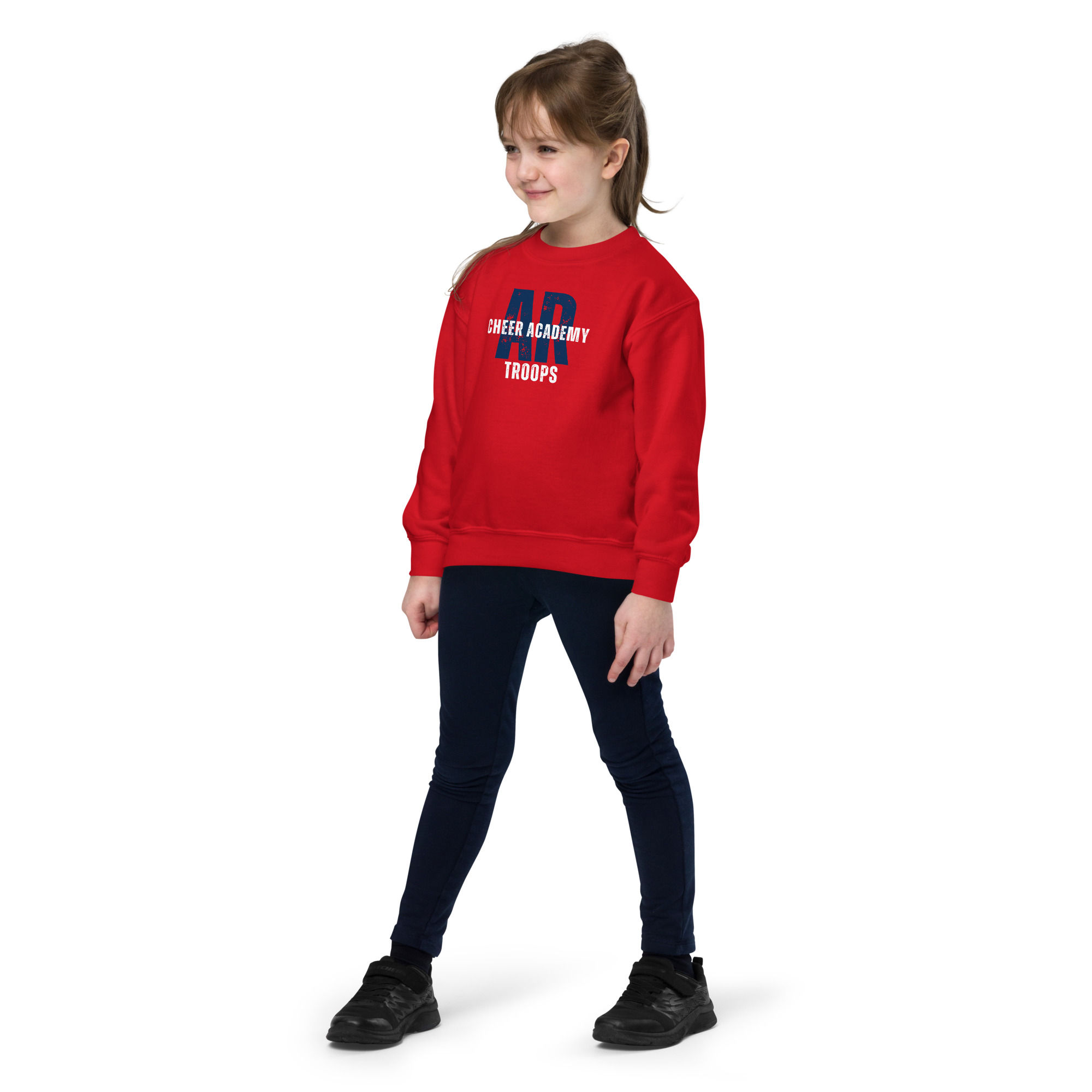 RED YOUTH AR Troops Youth crewneck sweatshirt