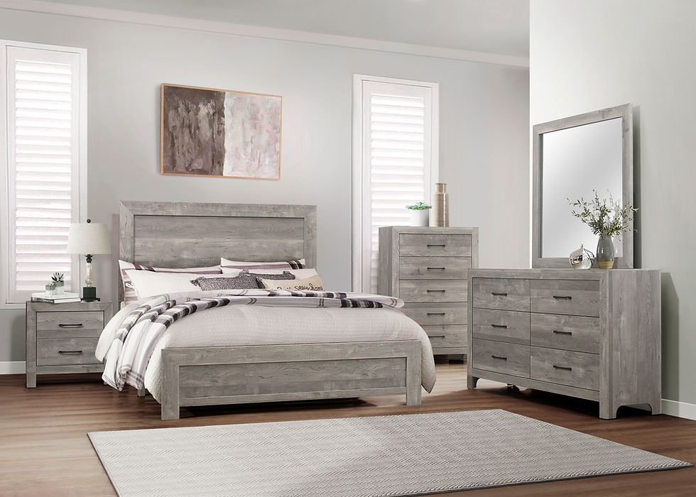 4 Pc. Queen Bedroom Set $699 With FREE Queen Mattress Set
