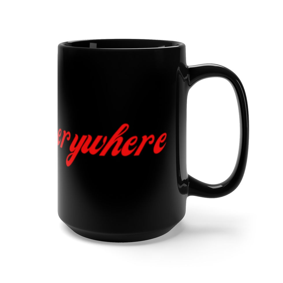 Thumbnail: "WE" Black Mug 15oz