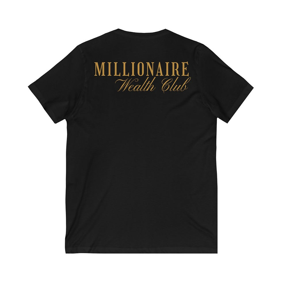 Thumbnail: Bitcoin Millionaire Angels V-Neck Tee