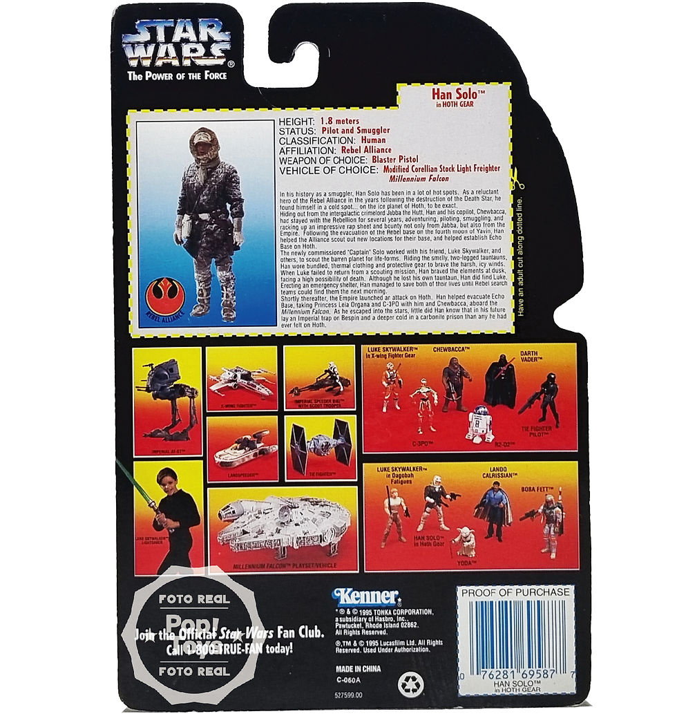 Miniatura: Kenner - Power Of The Foce - Han Solo In Hoth Gear