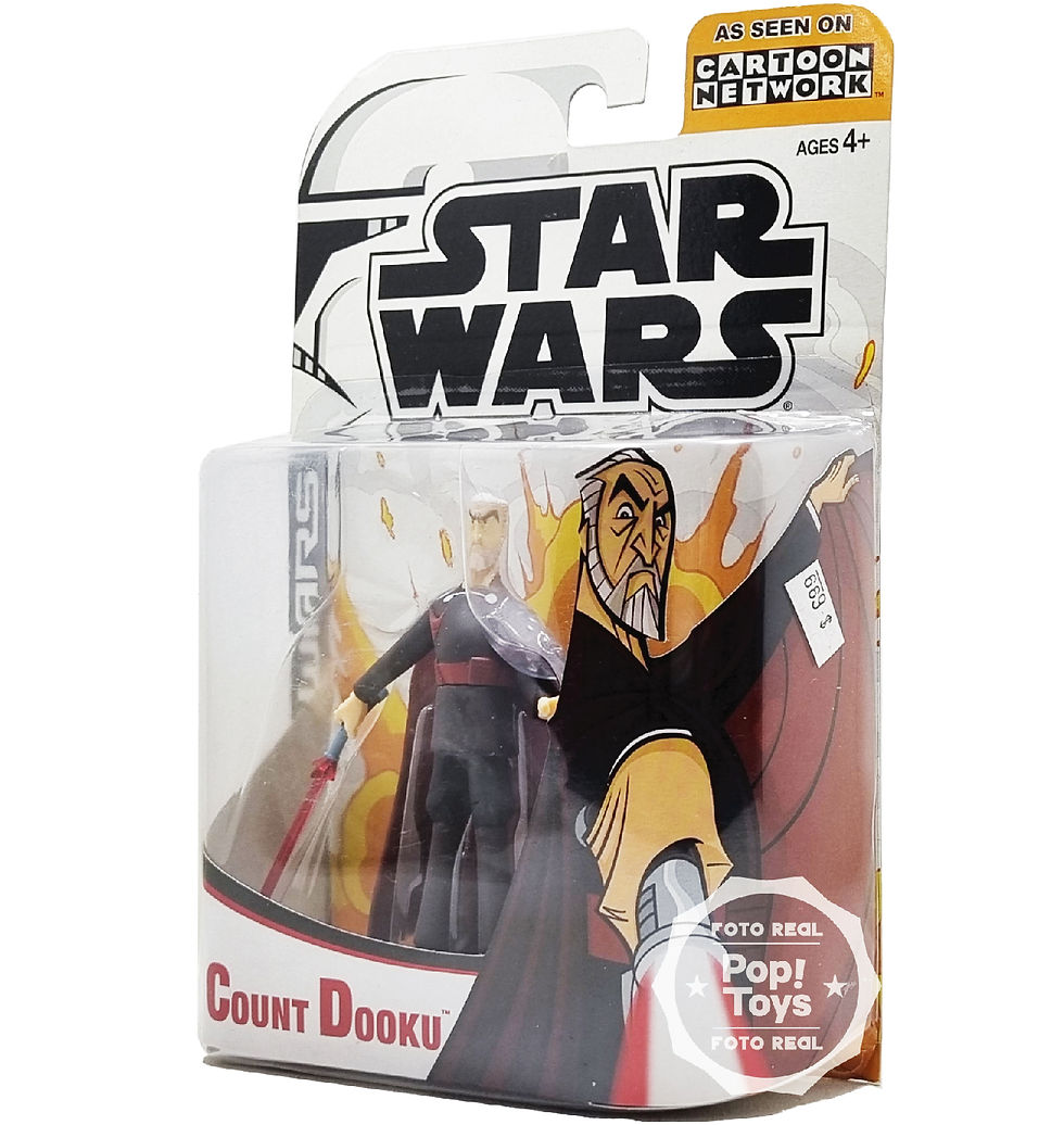 Miniatura: Hasbro - Clone Wars - Cartoon Network - Count Dooku