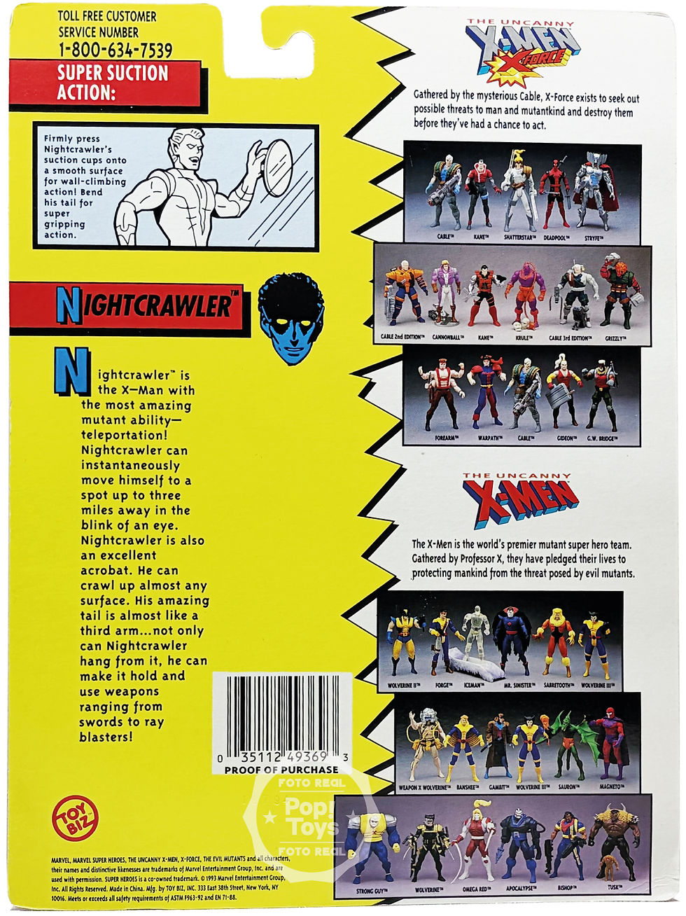 Miniatura: ToyBiz | The Uncanny X-MEN | Nightcrawler
