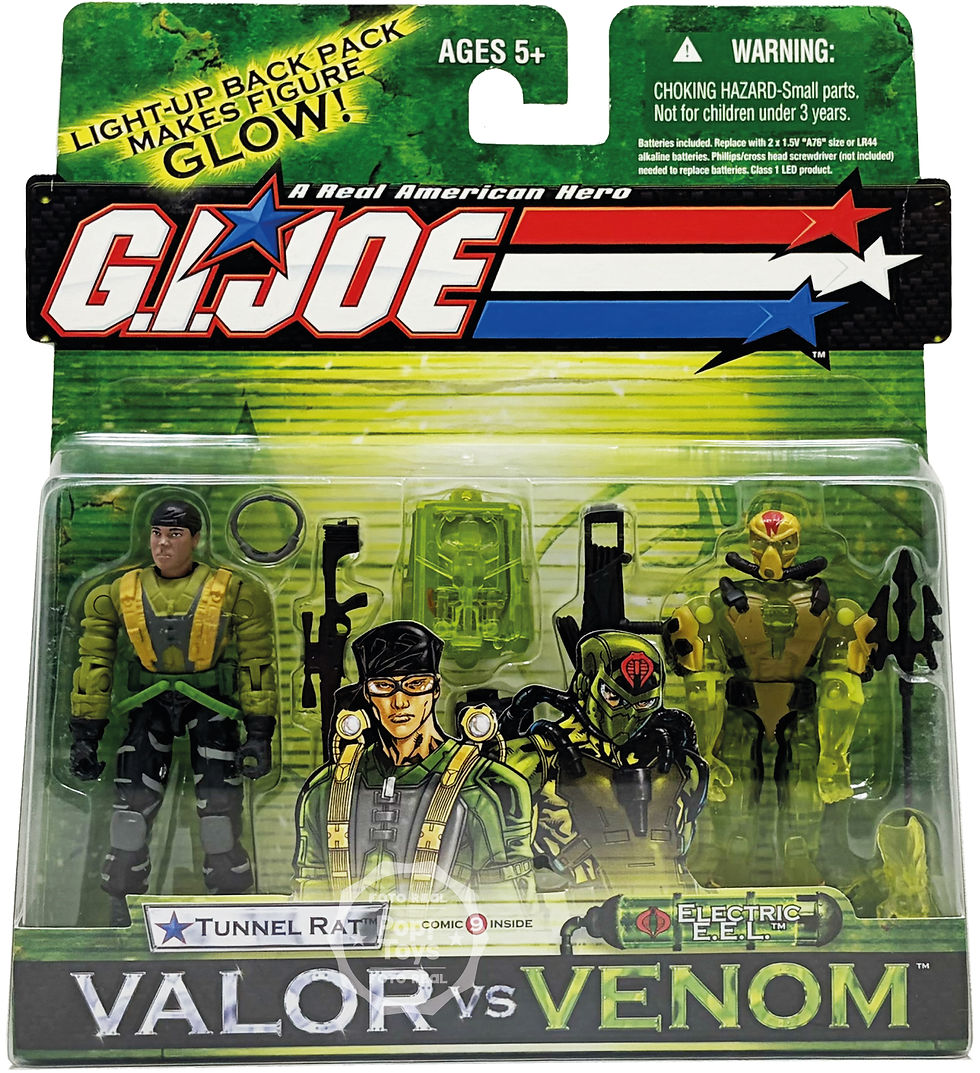 Miniatura: Hasbro | Valor Vs Venom | Tunnel Rat Vs Electric E.E. L