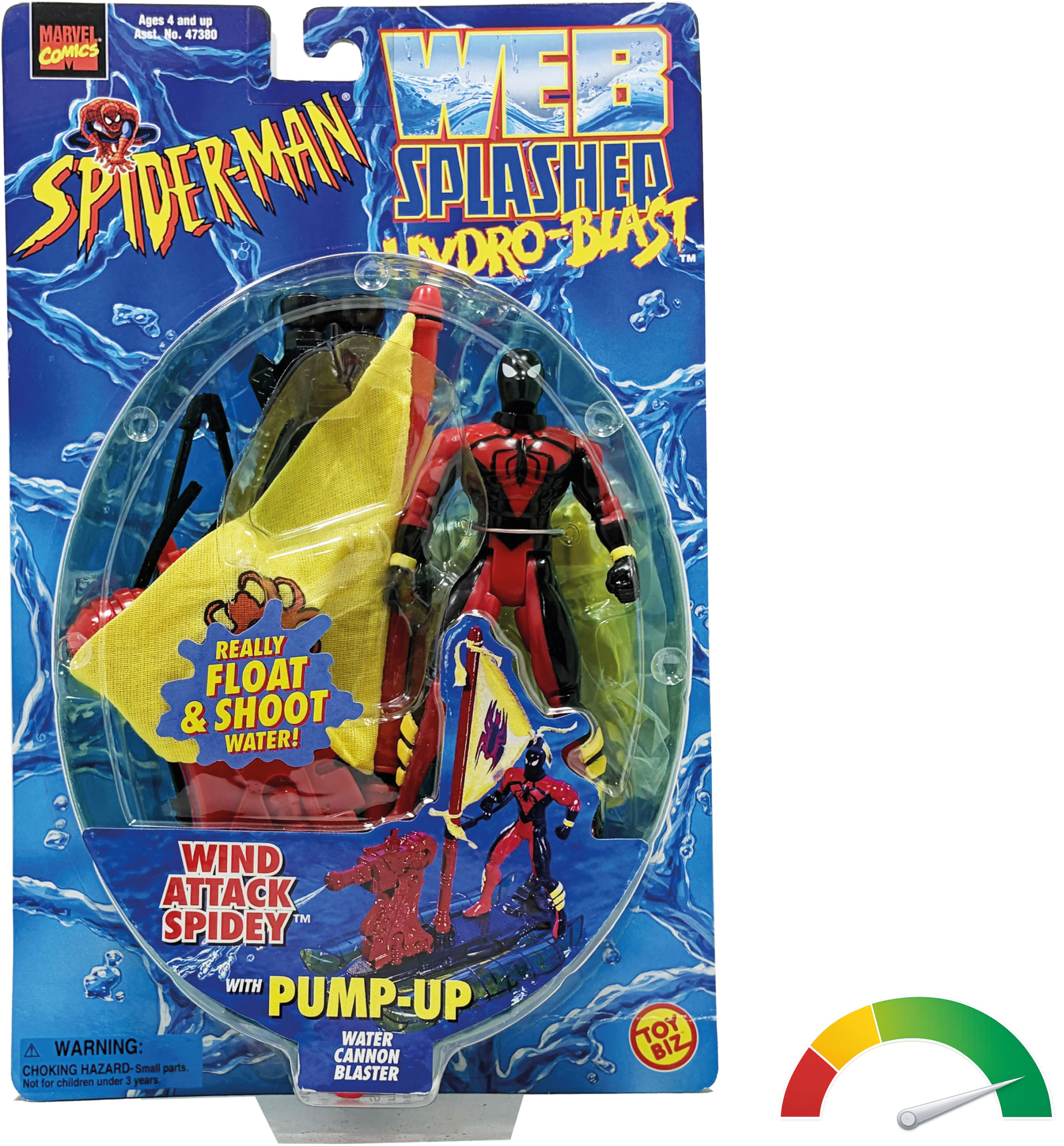 ToyBiz | Spider-Man | Web Splashed | Spider-Man