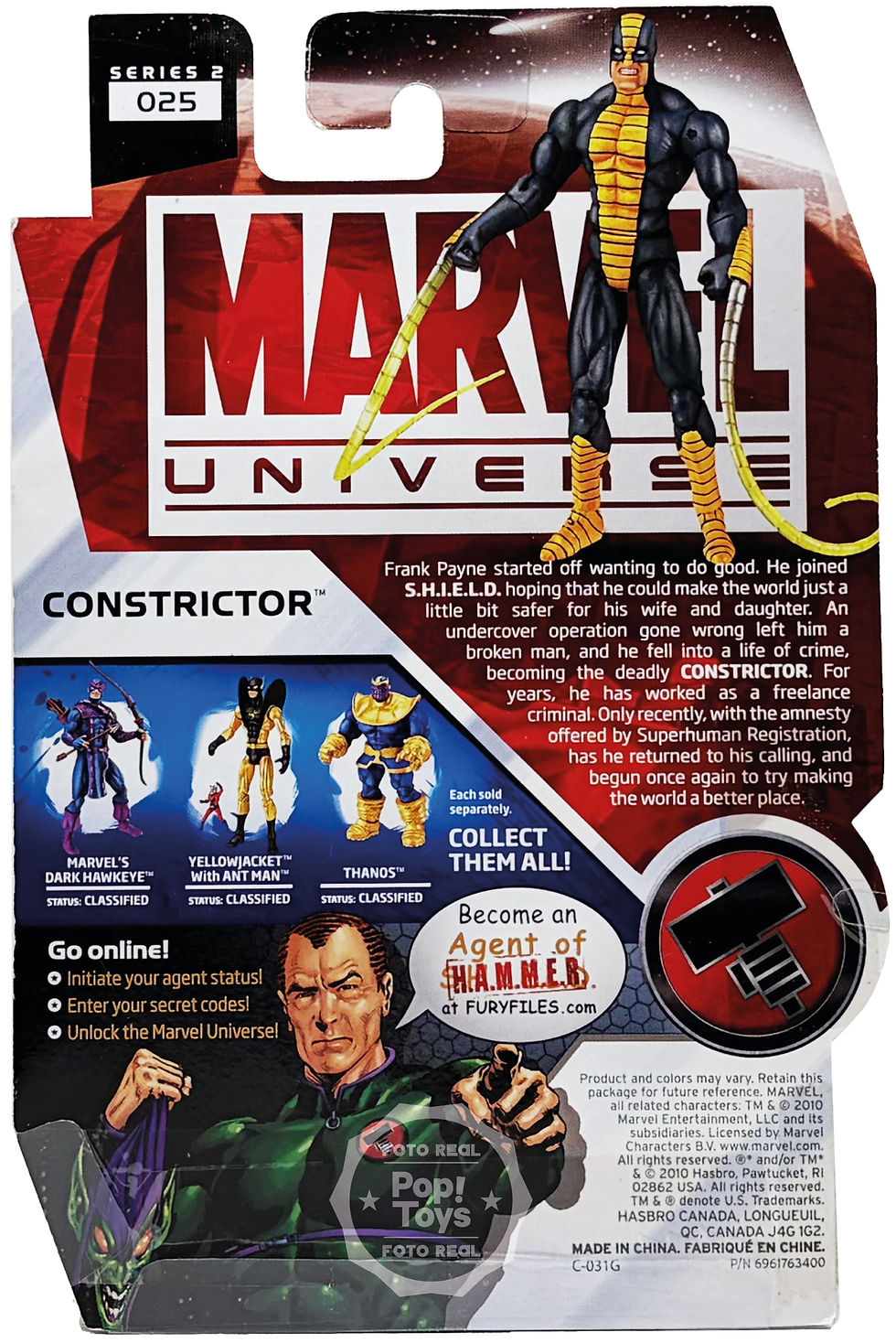 Miniatura: Hasbro | Marvel Universe 3.75" | Constrictor