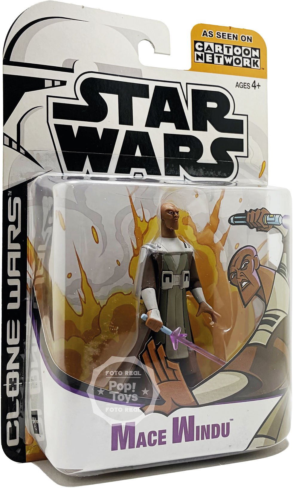 Miniatura: Hasbro | Clone Wars | Cartoon Network | Mace Windu