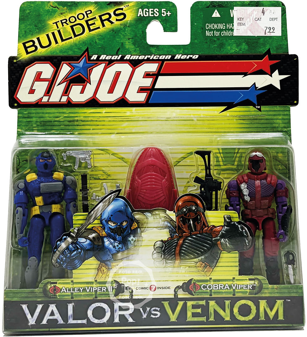 Miniatura: Hasbro | Valor Vs Venom | Alley Viper II Vs Cobra Viper