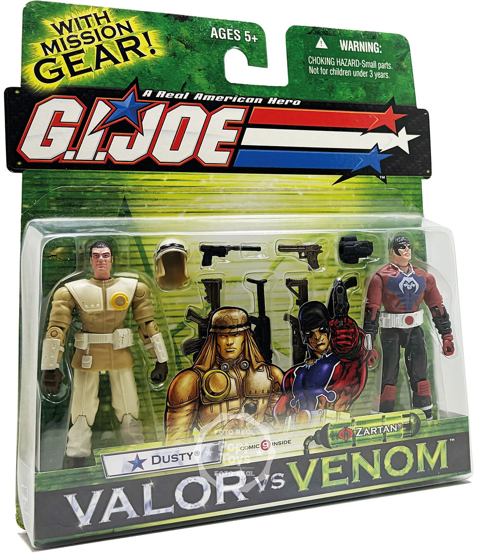 Miniatura: Hasbro | Valor Vs Venom | Dusty Vs Zartan